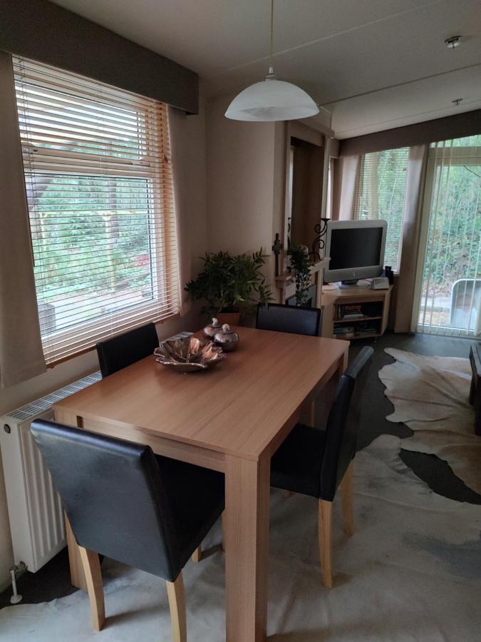 Chalet Met Veranda Aan Bosrand Vledder 外观 照片